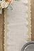 Ling's moment 12x72 inch Ivory Burlap Hessian Table Runner with Gold Lace, Spring Easter Decor Country Rustic Wedding Decorations, Farmhouse Decor, Bridal Shower Decor