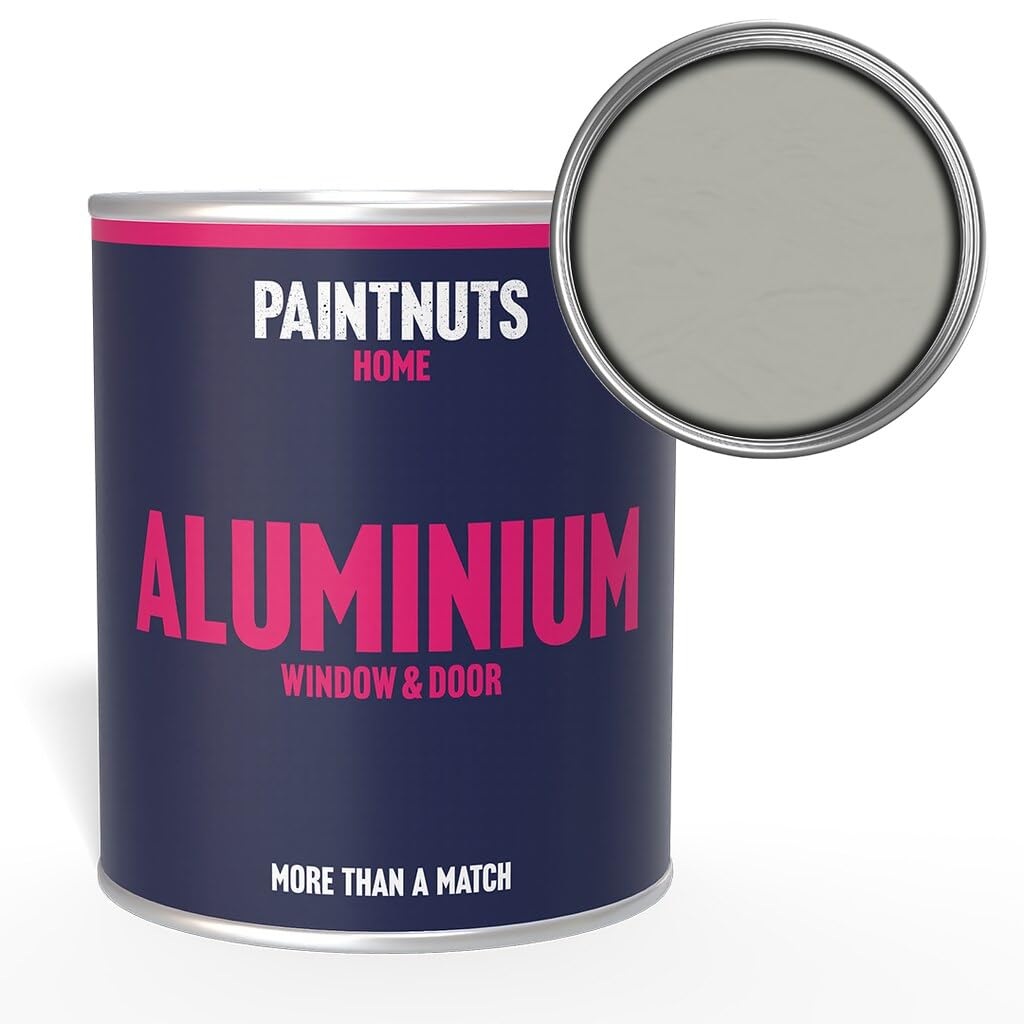 Paintnuts Agate Grey Aluminium Window & Door Paint - Ral-7038 - Satin 500Ml Tin