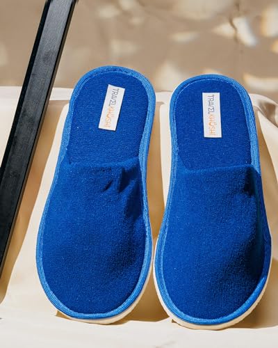 Image of Travelkhushi Unisex House Slippers For Winter & Summer Carpet Slippers for Bedrooms Indoor Home Slipper Comfy Soft Cozy Flip Flops