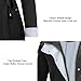 FISOUL Raincoats Waterproof Lightweight Rain Jacket Active Outdoor Hooded Women's Trench Coats Black