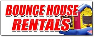 36" Bounce House RENTALS Decal Sticker Party photobooth Inflatable Moonwalk