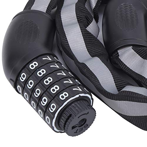 Cadeado com código antifurto para ciclismo Cadeado com corrente para bicicleta Combinação antifurto