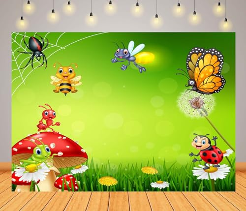 Fond Tissu 3x2m Petits Insectes de qualité supérieure aux finitions soignées - 2