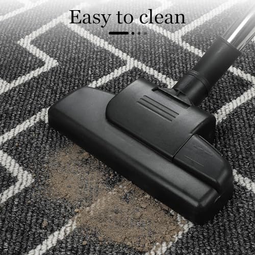 Image of hicorfe Front Door Mat Outside Entrance,24 inchx35 inch Absorbent Muddy Dirt Resist Welcome Door Mats Outdoor Indoor,Stain and Fade Resistant,Non Slip Backing Entry Mat Doormat for Entryway (Dark Grey)