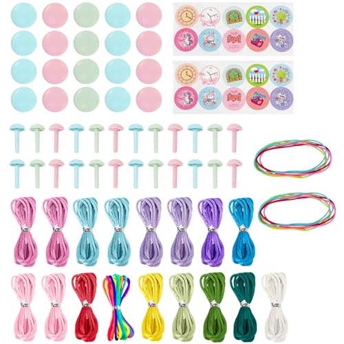 Fodoss Fabrication de bracelets d'amitié, kits d'accessoires de rechange pour jouets