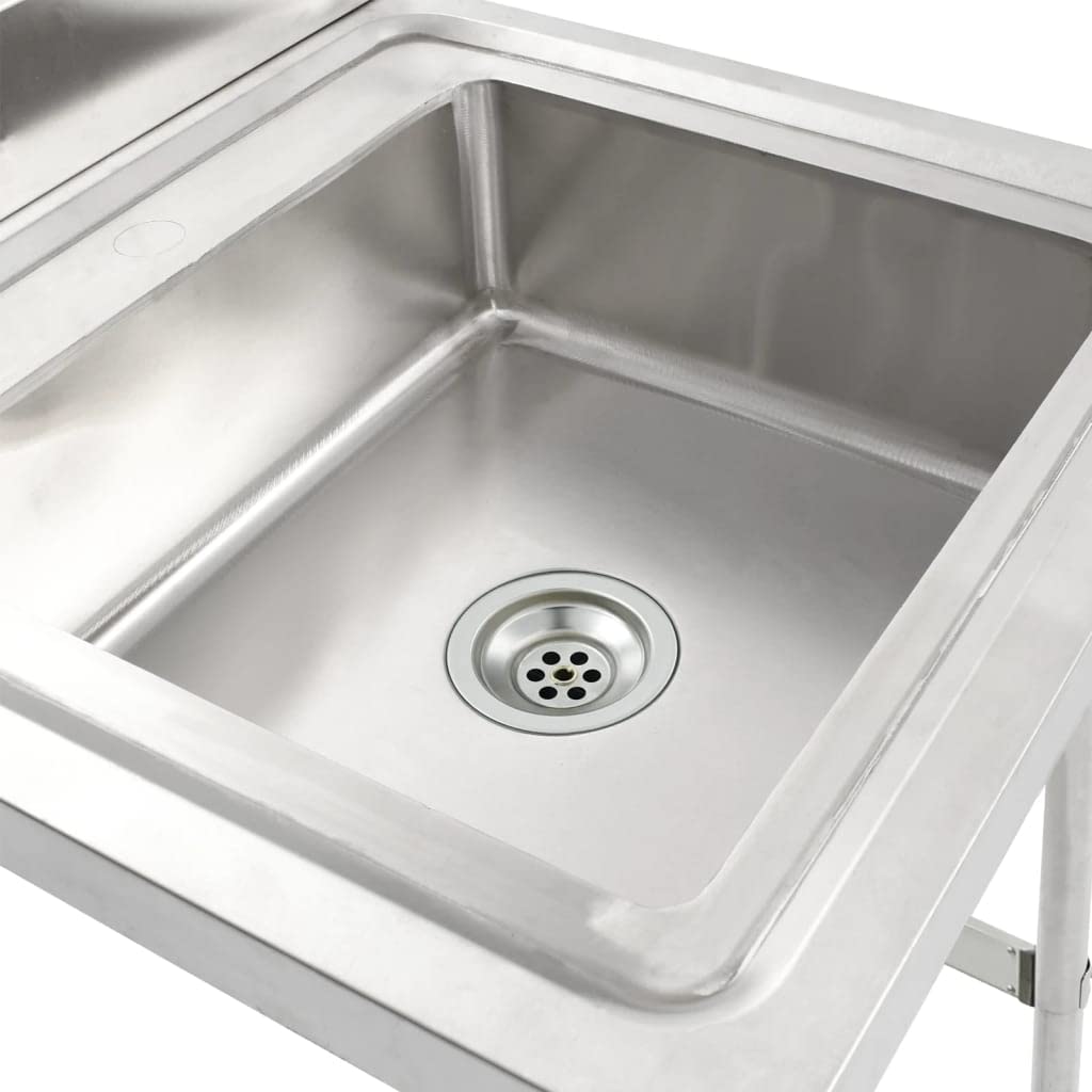 Lavabo Cocina Hecho A Mano Fregadero Camper VidaXL Fregadero De Cocina Hecho A Mano Acero Inoxidable 70 X 44 X 20 Cm Fregadero Cocina Mueble Debajo Lavabo