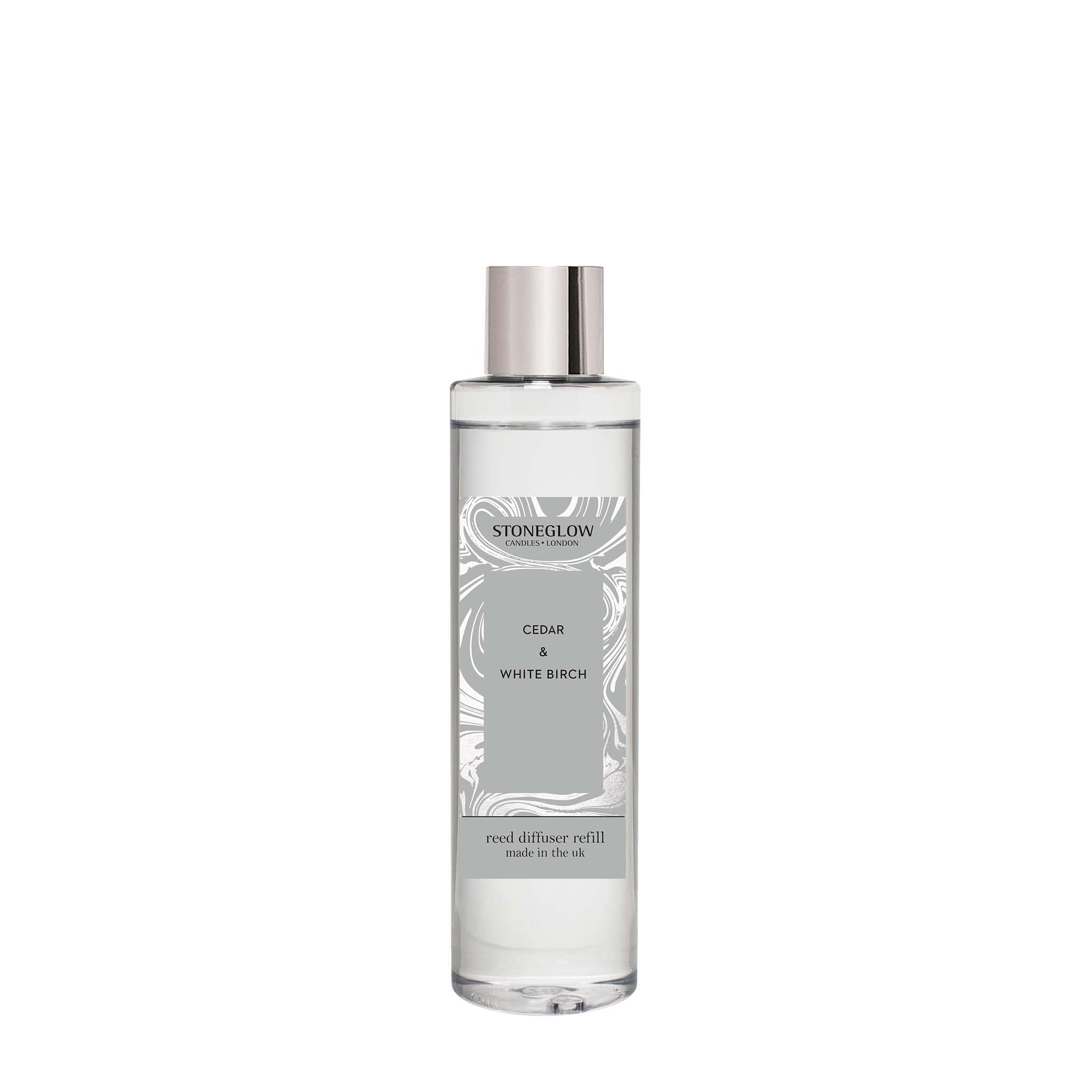 Stoneglow Candles London White Modern Classics - Cedar & Birch - Reed Diffuser Refill