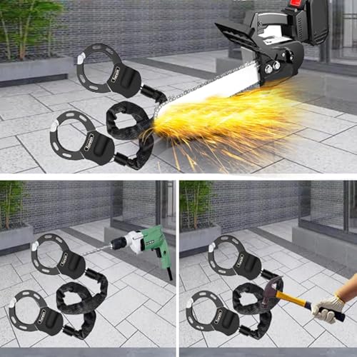 Scooter Lock,Electric Scooter Locks Anti Theft,Electric Scooter Lock with Silicone Scratch Protection,Including One Portable 3L Storage Bag