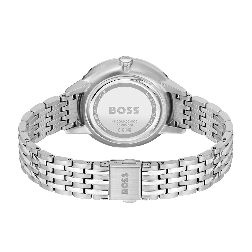 BOSS Multi Zifferblatt Quarz Uhr für Damen Kollektion Symphony mit Edelstahl- oder Lederarmband