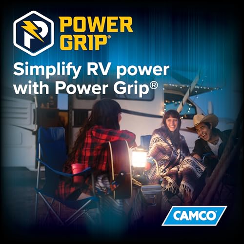 image for Camco PowerGrip 50-Ft 30-Amp Camper/RV Extension Cord - Standard 30-Am