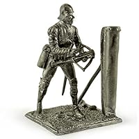 Amazon | 馬に乗ったヨーロッパの射手、1600年。金属の彫刻