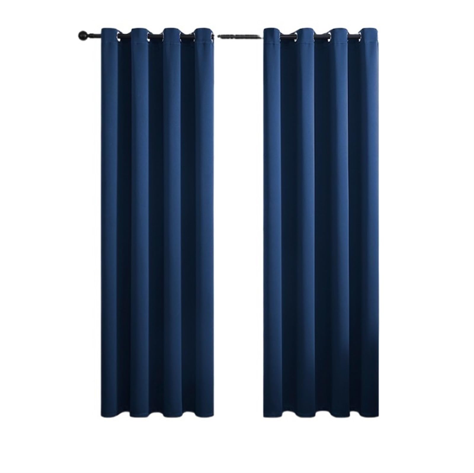 Wodoodporne zasłony zewnętrzne do ogrodu na patio Pera Veranda - zasłony chroniące przed słońcem (niebieskie, 2 szt., 132 cm x 305 cm)