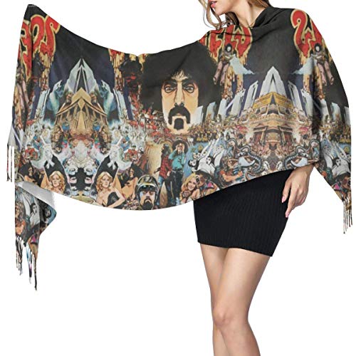 Preisvergleich Produktbild wangjinqi11 Frank Zappa 200 Motels Music Damen Großer weicher Kaschmirschal Kaschmirschal Leichter Schal