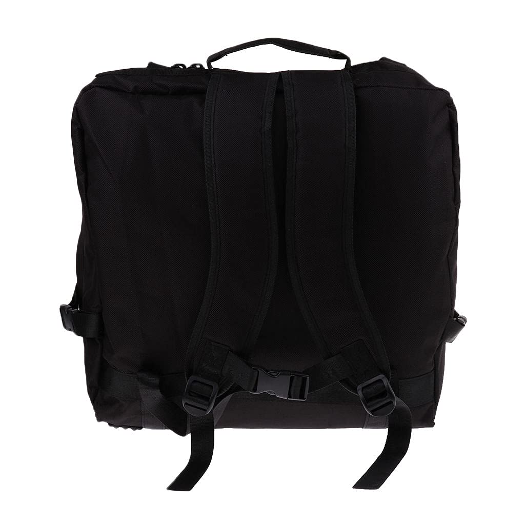 Milageto Grande Custodia Imbottita per Fisarmonica con Tasche per Accessori per Fisarmonica - 96 bassi