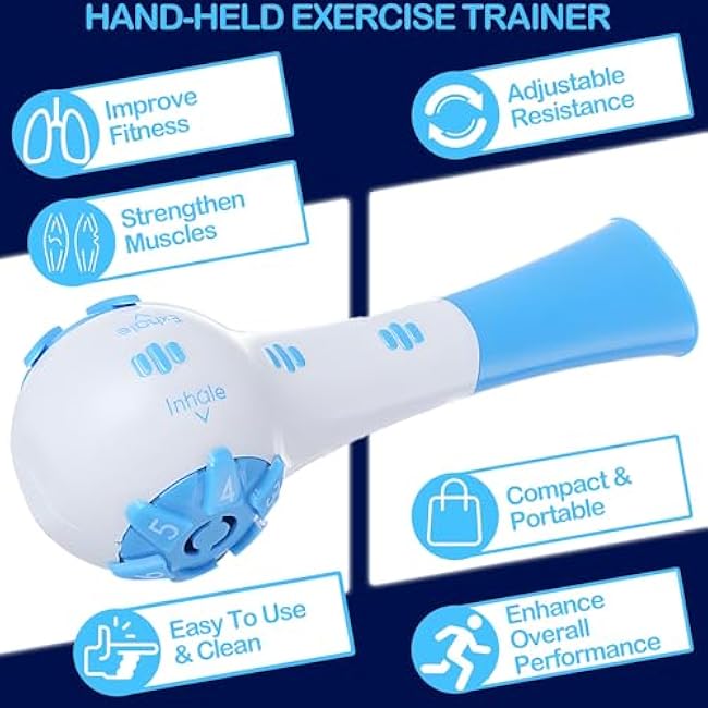Hand-Held Fitness Exercise Trainer - Exerciser for Muscle Training, Easy to Use for Practice to Improve Fitness