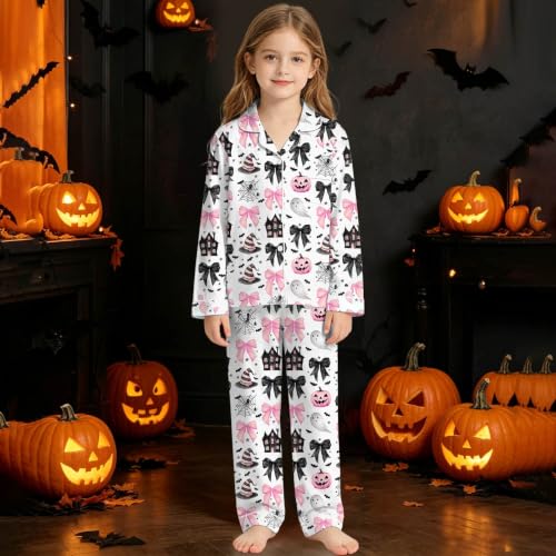 Ropa de dormir de Halloween cómoda infantil diseño divertido blanco 3