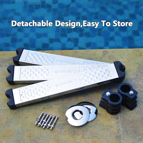Escalera para piscina con 2/3 peldaños acero inoxidable miniatura 6
