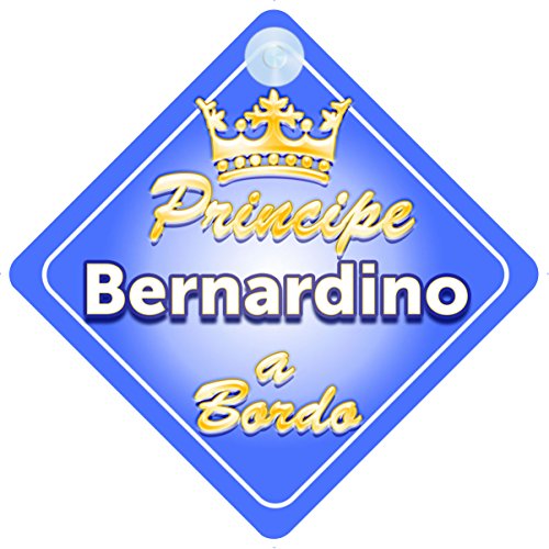 Corona (Crown) Principe Bernardino / adesivo bimbo...
