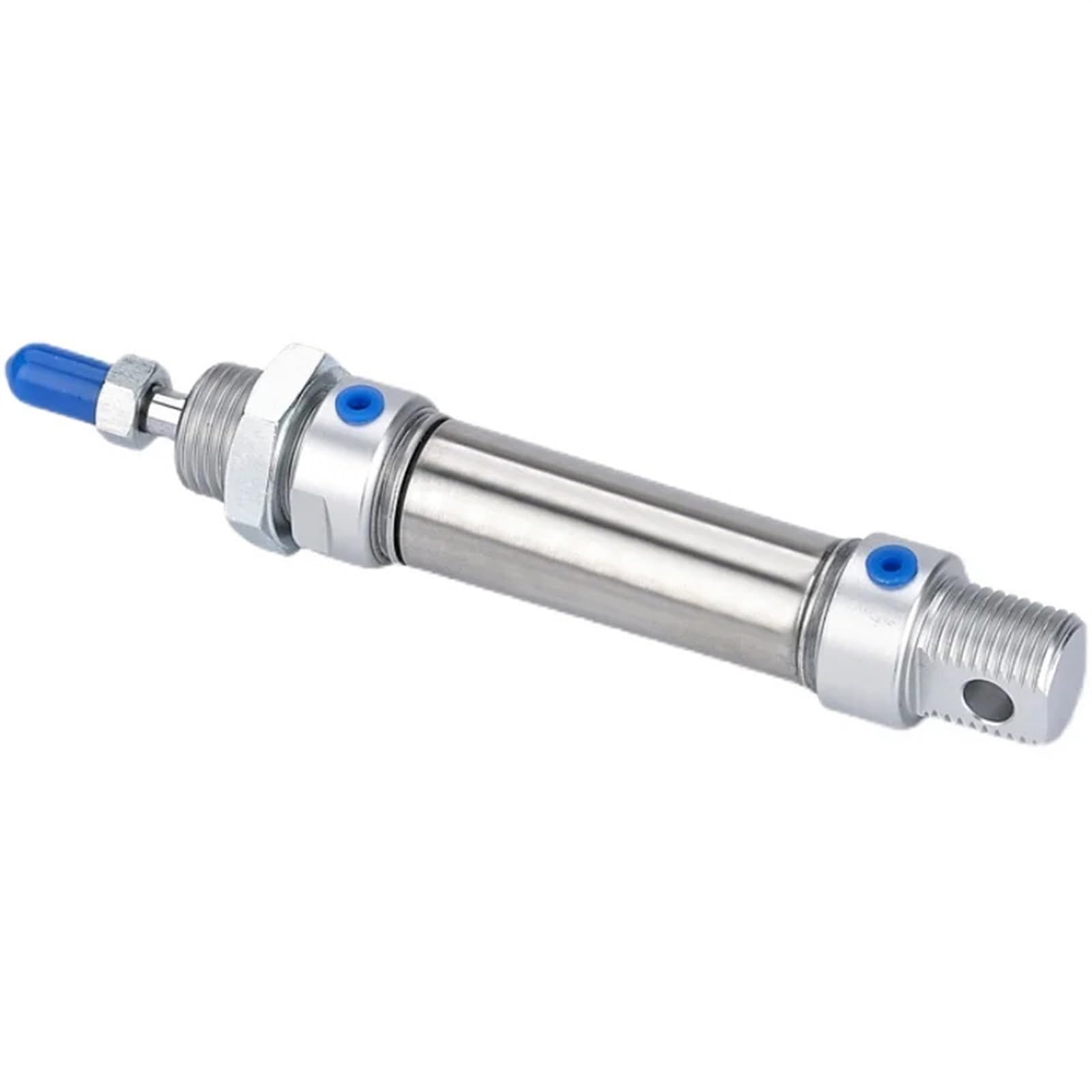 KXIWLUFV MA Series MA32 Stainless Steel Stroke 25/50/75/100/125/150/175/200/250/300mm Double Acting Mini Pneumatic Air Cylinder(Ma32x175-s-ca)