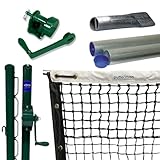 Putterman 3.0mm Tournament Double Top Tennis Net – Optional Seasonal Court Maintenance Kit