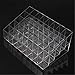 UNKE Clear Acrylic 40 Lipstick Holder Display Box Cosmetic Makeup Case Organizer
