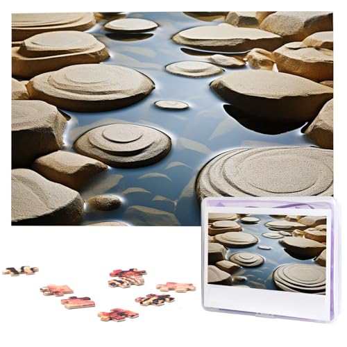 Puzzle photo pour adultes 1000 pièces en bois noble et découpe précise