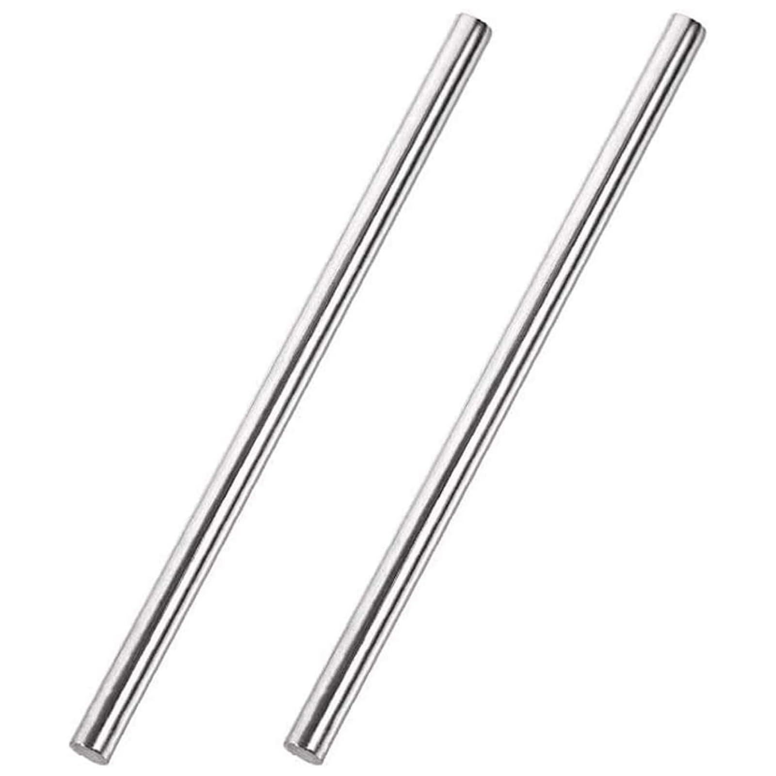 2PCS 304 Stainless Steel Rods 500mm Solid Metal Bar for Mold/Industrial/Machining Use(10 * 500mm)