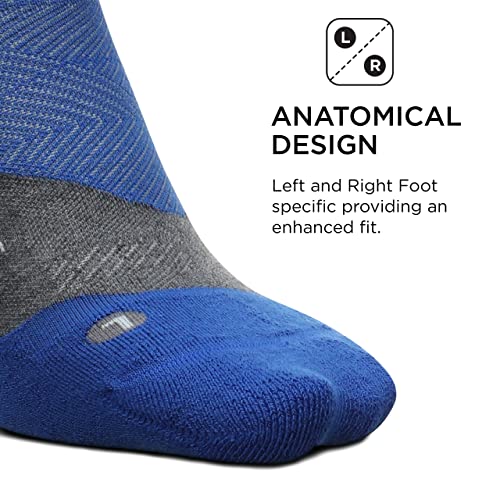 Image of Feetures Elite Light Cushion Mini Crew Sock - Sport Sock with Targeted Compression