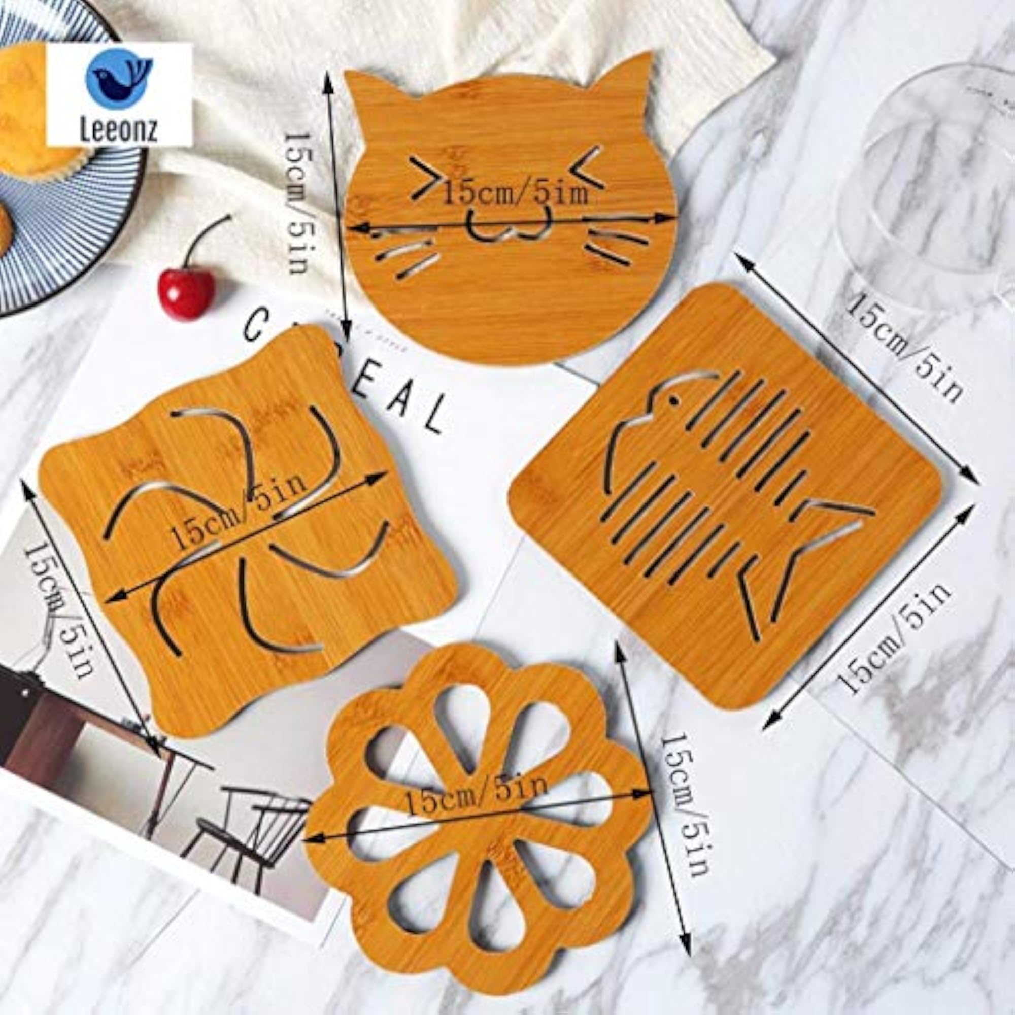 Coasters for Drinks, Multifunctional Round/Square Insulation Pad