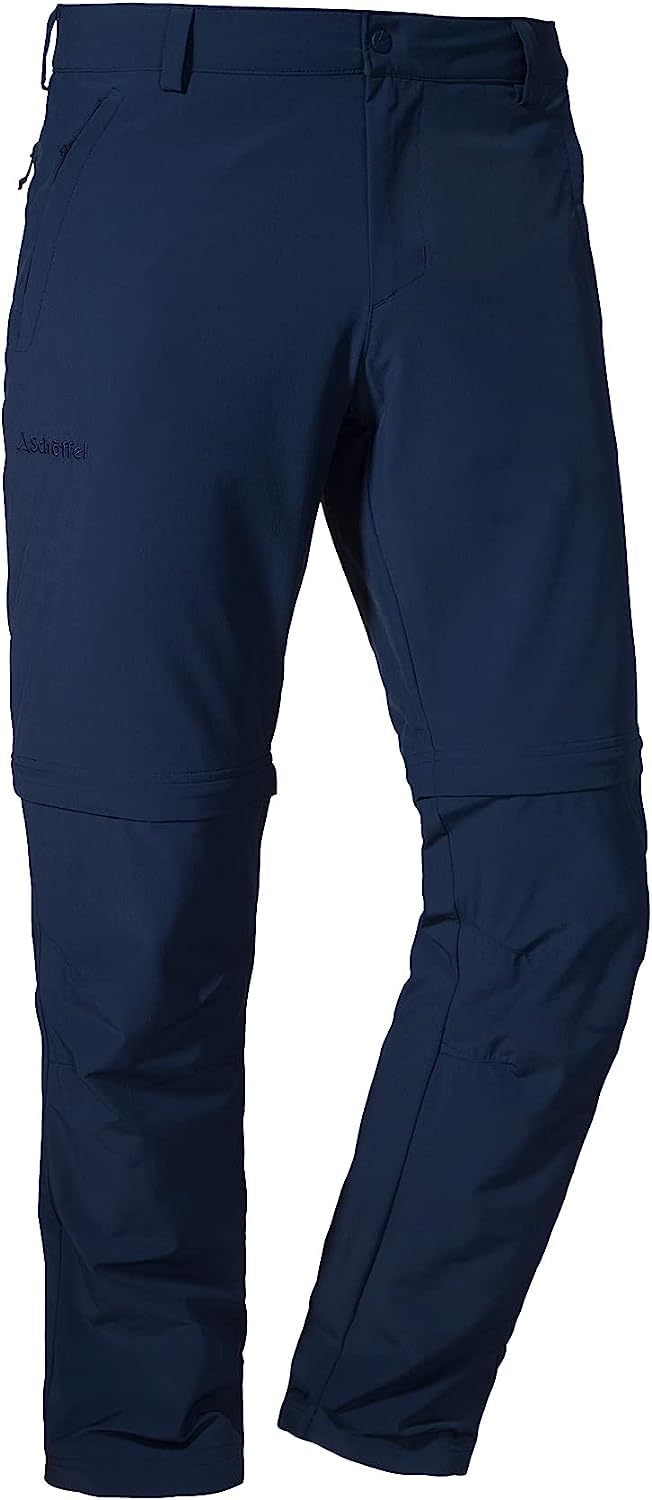 Schöffel Herren Pants Folkstone Zip Off, vielseitige Herren Hose mit Zip-Off Funktion, leichte Wanderhose für den Sommer