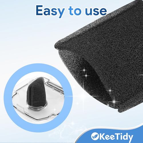 Image of Foam Tank Filter Compatible with Hoover Steam Vacuum Cleaner F5800 Series F5825, F5805, F5851, F5855, F5859, F5837-900, Part #38762014 440007364, 4 Pack