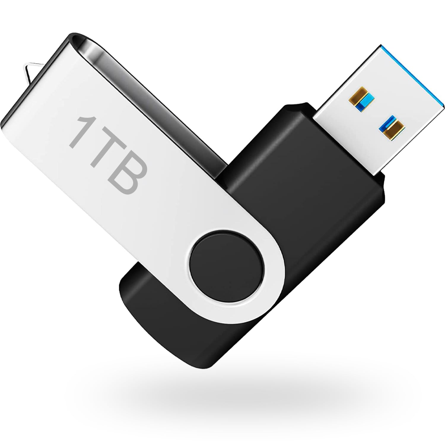 USB Flash Drive 1000GB, Thumb Drives for Computer/Laptop, 1TB External Data Storage Drive with Rotated Design, Memory Stick, Jump Drive Storage for Storing Photo/Video/Music/File