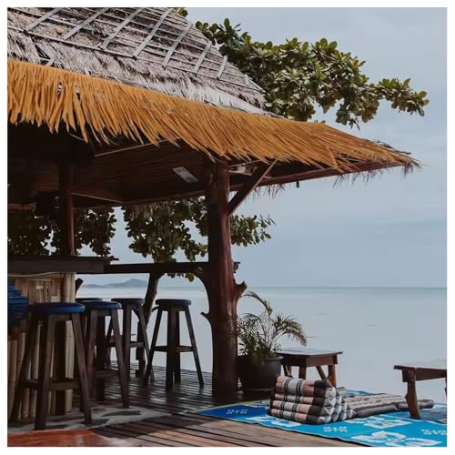 Toit de paille en herbe résistant aux intempéries pour pergola - 6