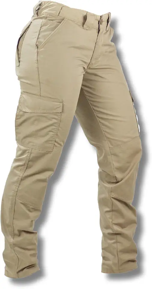 Calça Cargo Tática Feminina, Conforto, Resistência e Funcionalidade, Mobilidade, Proteção UV e Design Anatômico para Mulheres, Ripstop