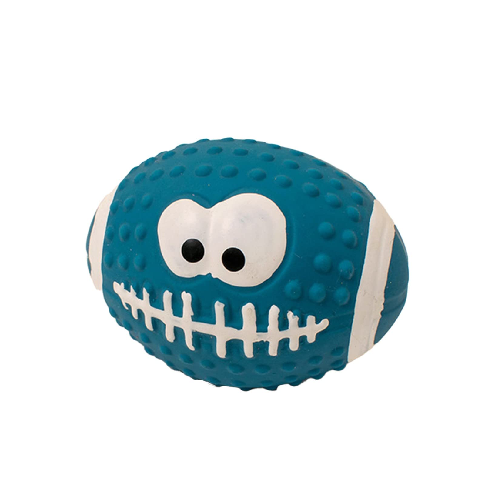 for Large Breed Dogs Squeaky Dog Stuffs Soft Latex Rubber Squeaky Dog Ball For Small Puppies And Medium Dogs Durable Dog Squeak Stuffs Interactive Play Soccer Ball (Dark Blue, One Size)