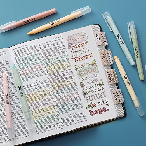 Image of Mr. Pen- No Bleed Gel Highlighters, Pastel Colors, 8 Pack | Bible Highlighters and Pens No Bleed, Bible Markers for Study, Journaling, School Supplies and Accessories