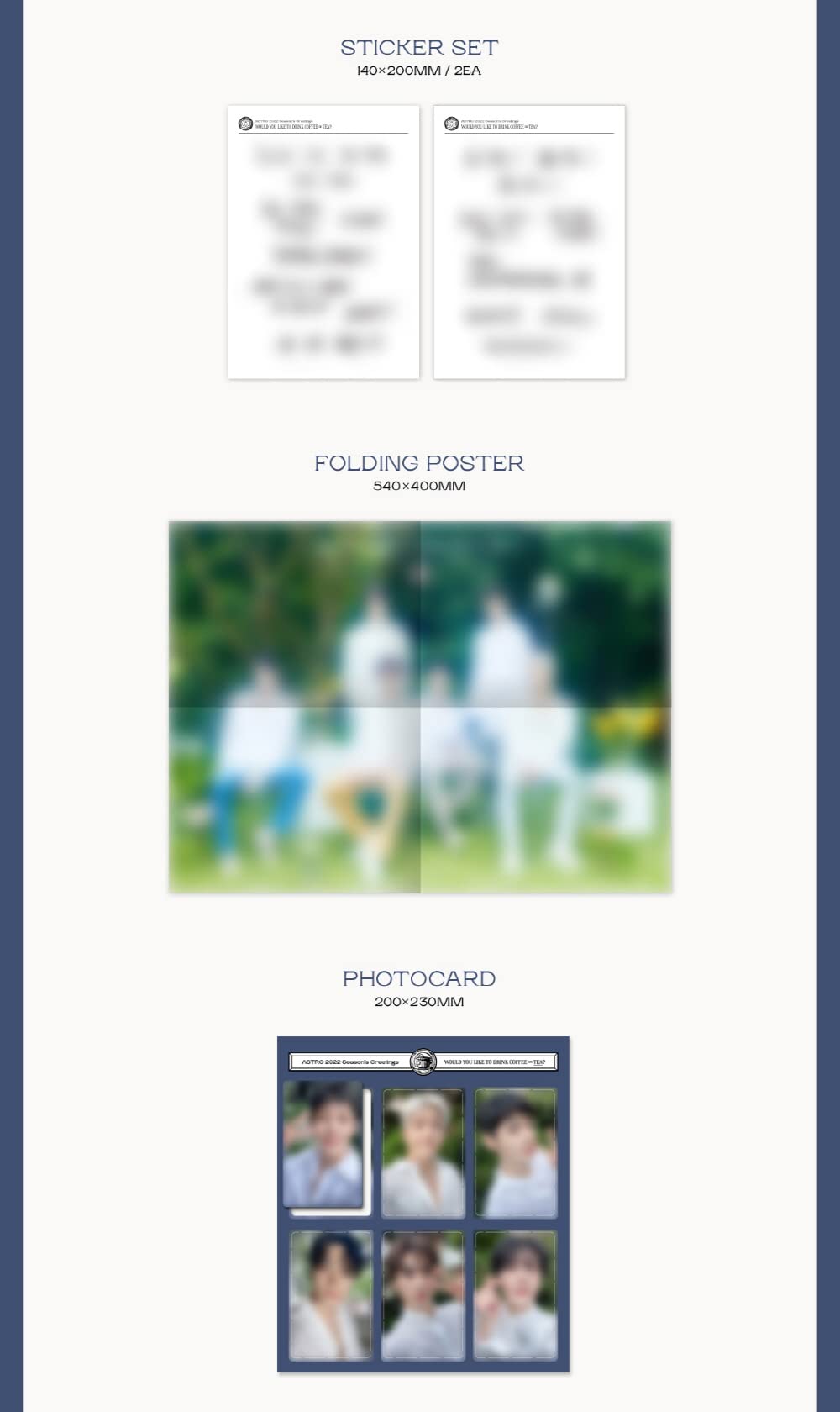 Amazon.co.jp: ASTRO - 2022 SEASON'S GREETINGS+エクストラフォト
