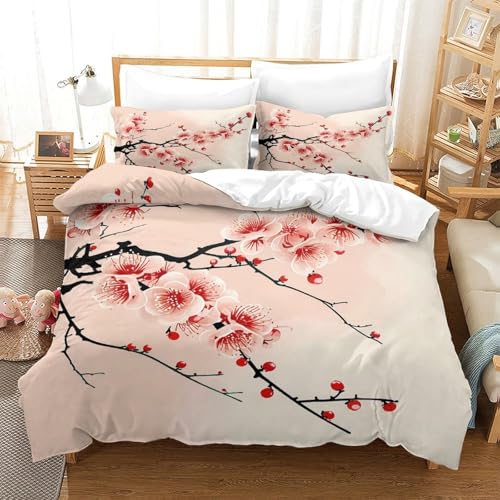 Parure de lit imprimé 3D fleurs printanières, idée cadeau pour enfant - 3