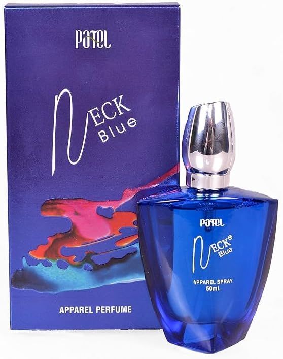 PATEL Neck Blue Long Lasting Fresh & Powerful Fragrance Liquid Perfume For Unisex, Luxury Scent, 50ml