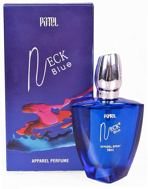 PATEL Neck Blue Long Lasting Fresh & Powerful Fragrance Liquid Perfume For Unisex, Luxury Scent, 50ml