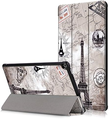 huapin Folio Case for All-New Amazon Fire HD 10 Tablet Case (7th Generation, 2017 Release) Premium Folio Smart Stand Cover for Fire HD 10.1" Tablet