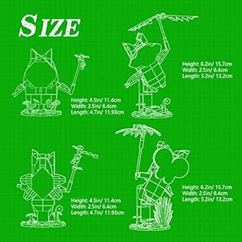 Korok and Yahaha 521 Piece Building Blocks Cute Action Figures