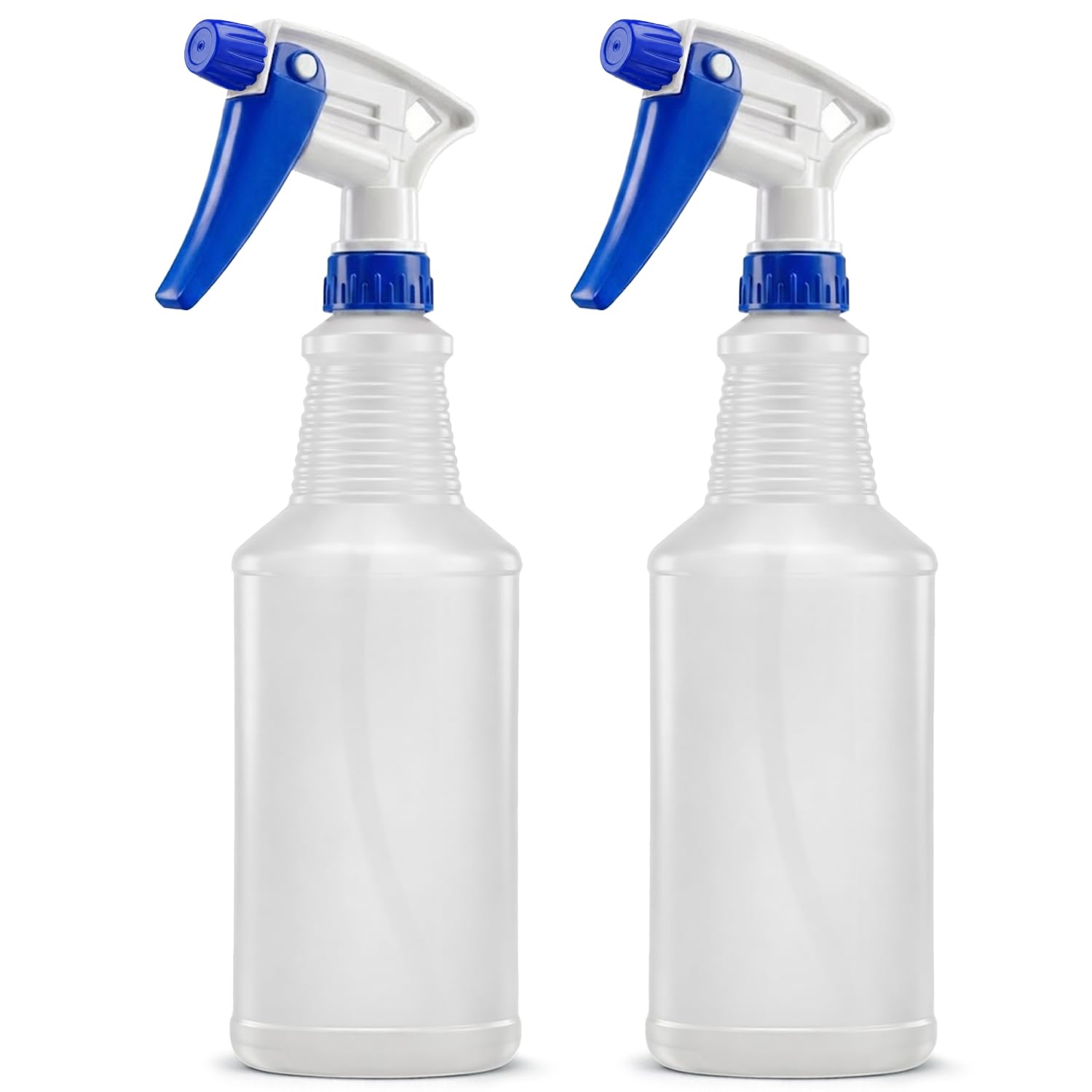 Bar5F 24 oz Commercial Spray Bottles, Chemical-Resistant Trigger, 2-Pack