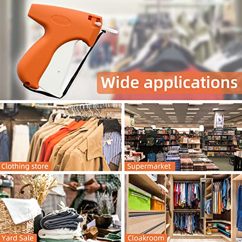 1606 Pieces Clothing Tagging Gun Kit For Clothes Labeler, Garment Price Tag Attacher Gun With 6 Steel Needles And 1600 1-In Barbs Fasteners For Fine Tagging Applications #TOP5