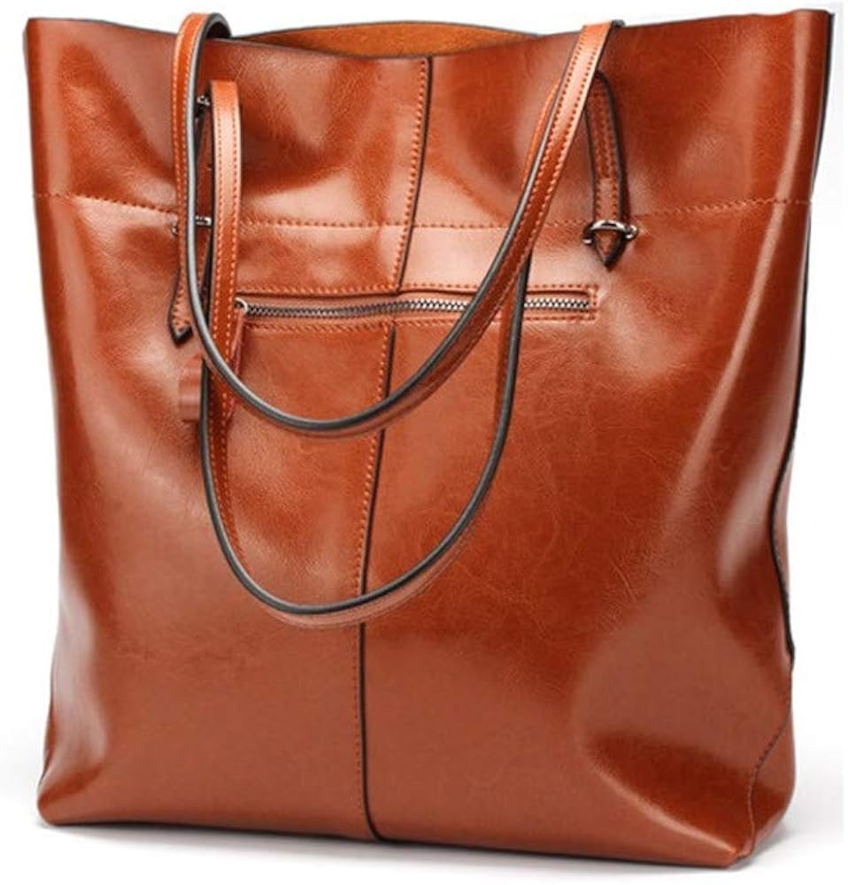 Onе-Dау Sаlе: Uр tо 50% оƒƒ JIUFENG Women's Tote Bag Genuine Leather Handbags Classic Stylish Shoulder Bag Purses