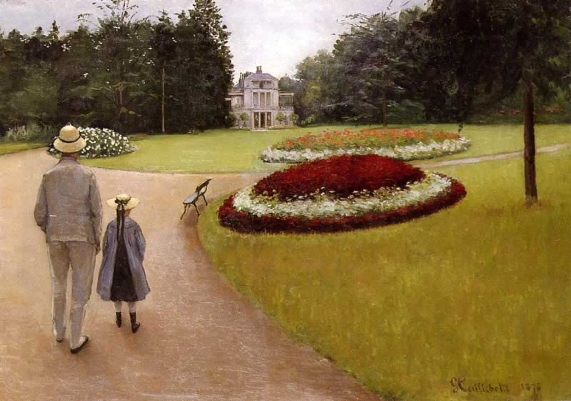Toile la Propriété Caillebotte à Yerres pour sublimer la décoration murale de votre salon