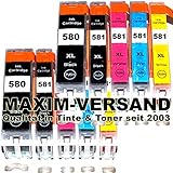 100 % Tintenfüllstandsanzeige - Füllmengen: Black: je 24 ml, Farben: je 12 ml