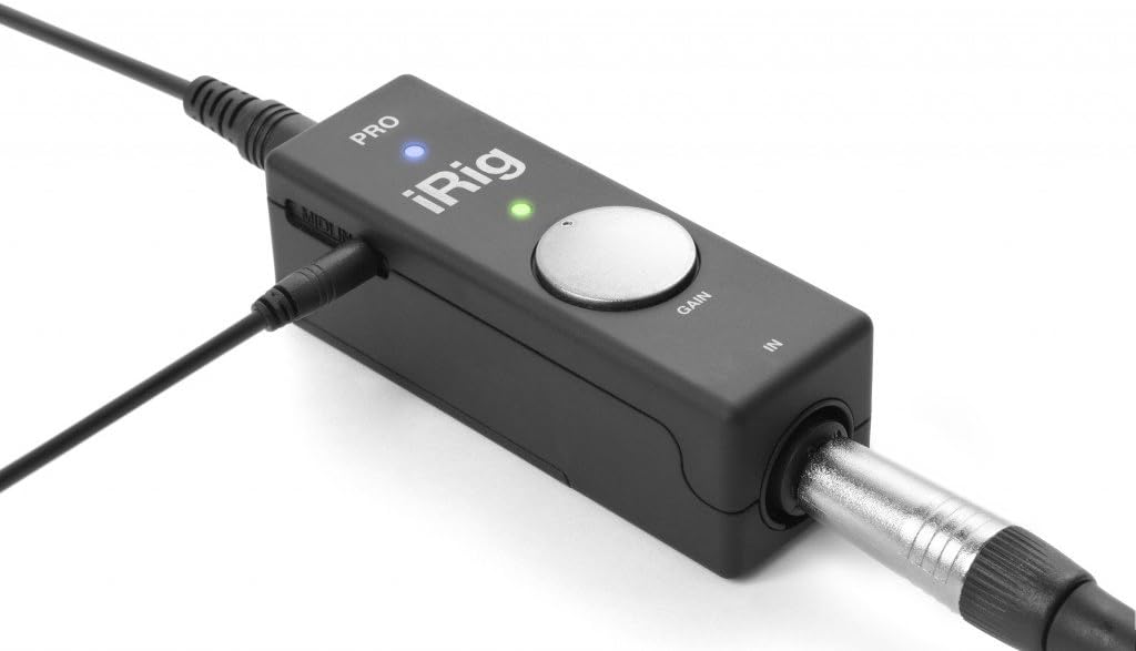 IK Multimedia iRig Pro instrument/microphone interface with MIDI for iOS and Mac