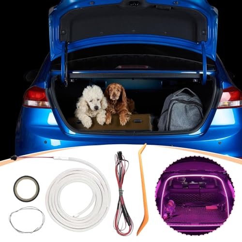 Tira LED para maletero de coche con sensor de movimiento automatico luz flexible e impermeable 2