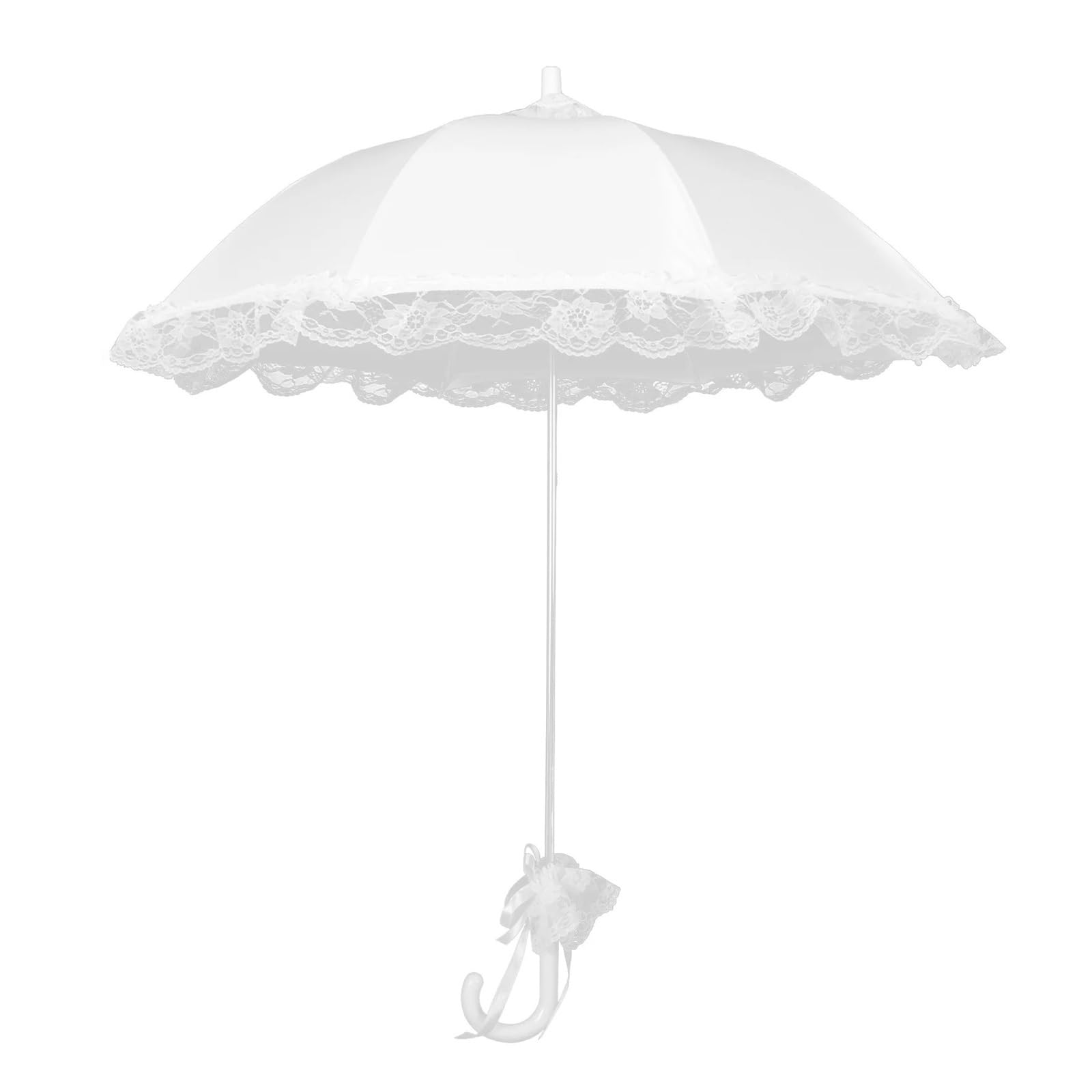 Parapluie Mariage Blanc Parapluie en dentelle, accessoire Photo, décor rétro for robe de mariée filles, parapluies blancs